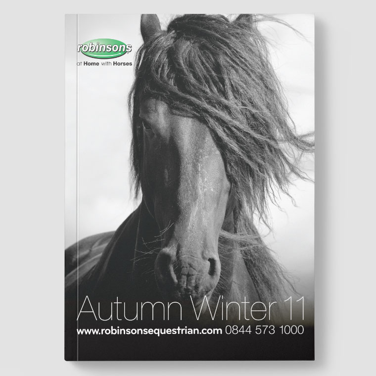 Robinsons Equestrian: Catalogue Design