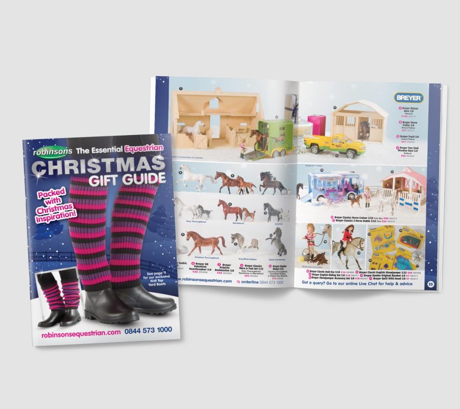Robinsons Equestrian Christmas Catalogue Design Robinsons Equestrian Christmas Catalogue Design