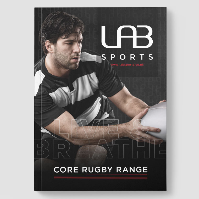 LAB Sports: Rugby Range Brochure Design